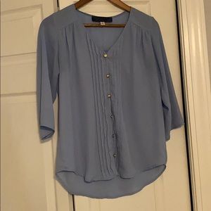 Light blue blouse